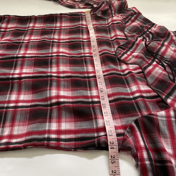 Ely Cattleman Pearl Snaps Cowboy Shirt Mens Large Plaid Tribal Embroidered Rodeo - Picture 9 of 10